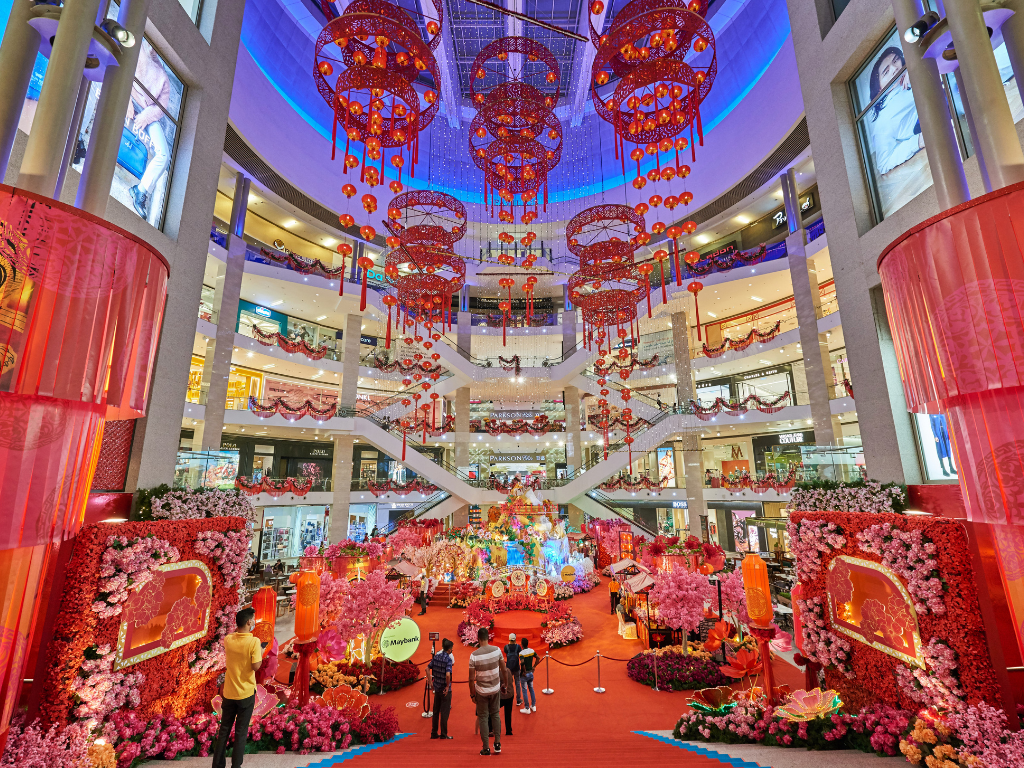 Chinese New Year decor at Klang Valley malls in full bloom despite MCO