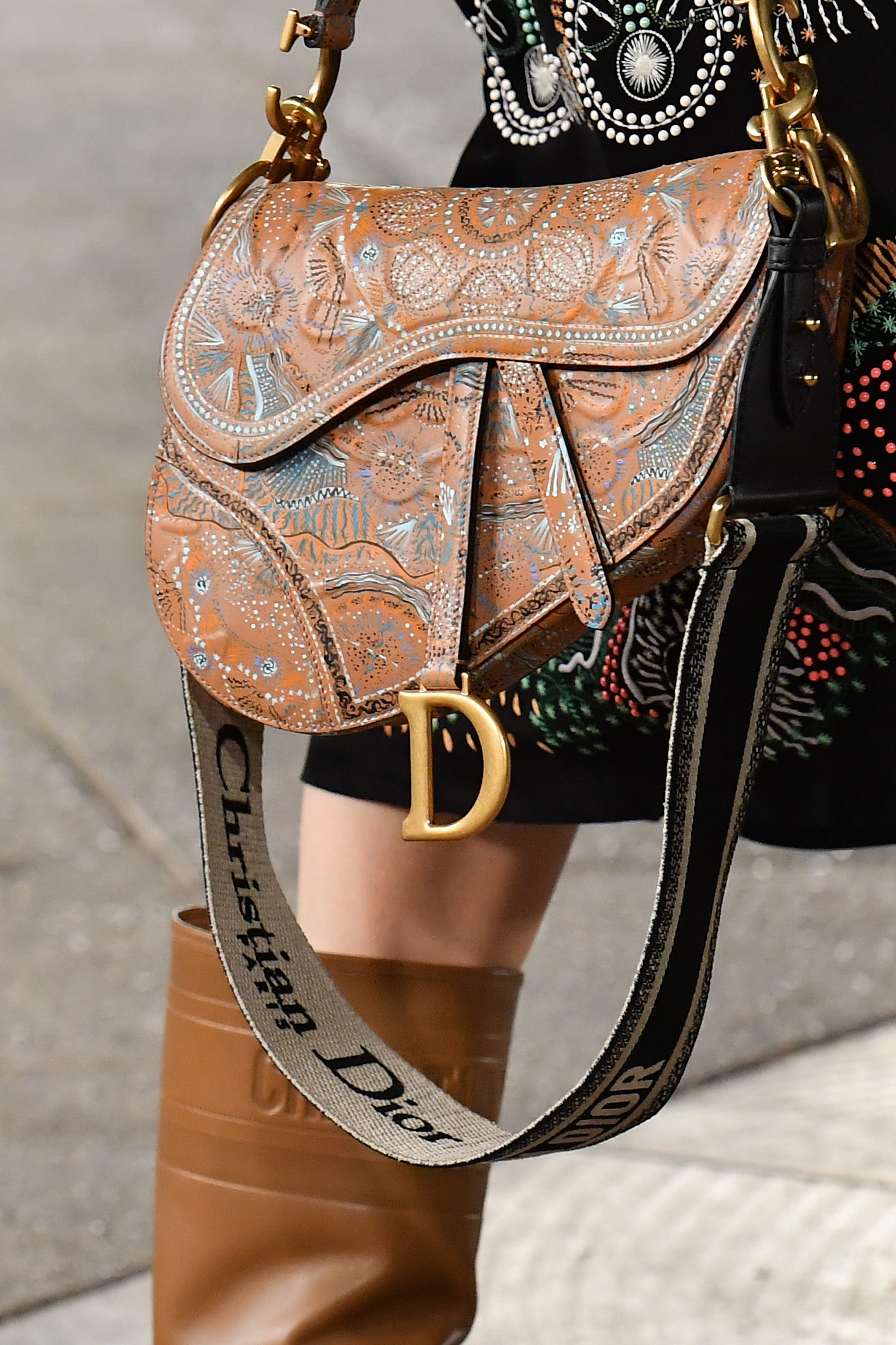 Dior saddle Bag Python Luxury Bags  Wallets on Carousell