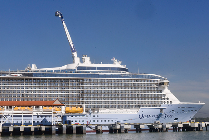 Quantum Of The Seas Side View